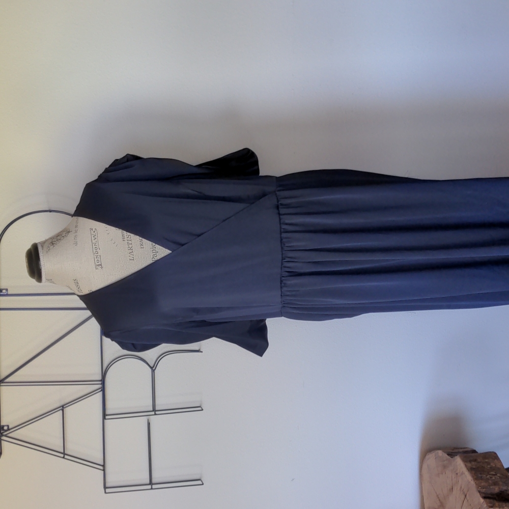 ASOS Curve Formal Pleated Shoulder Dress